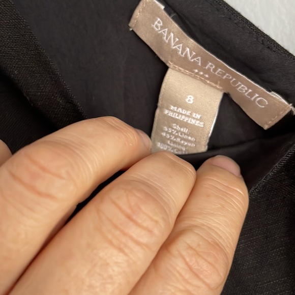 Banana Republic linen blend mini sleeves dress, size 8 - Picture 5 of 7